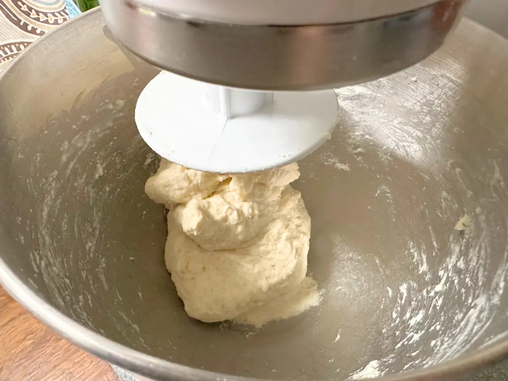 potato flake sourdough pizza dough texture