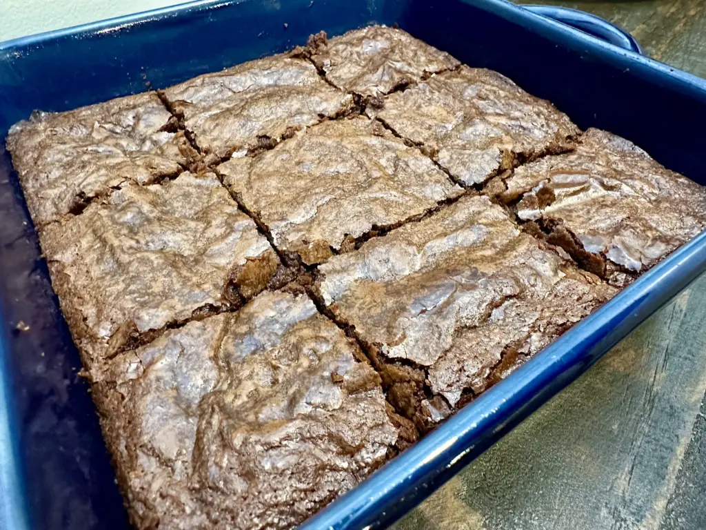 cooked potato flake sourdough brownies