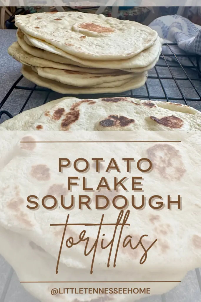 potato flake sourdough pin image