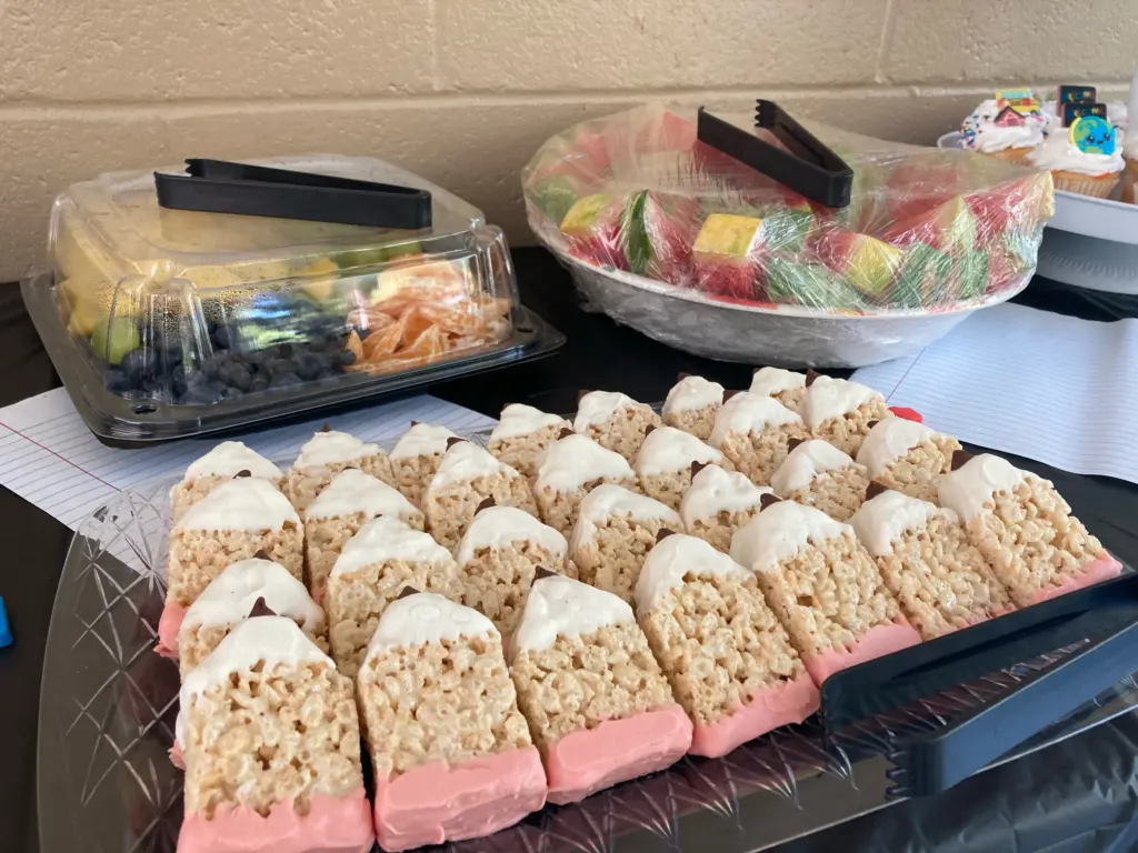 pencil rice Krispy treats