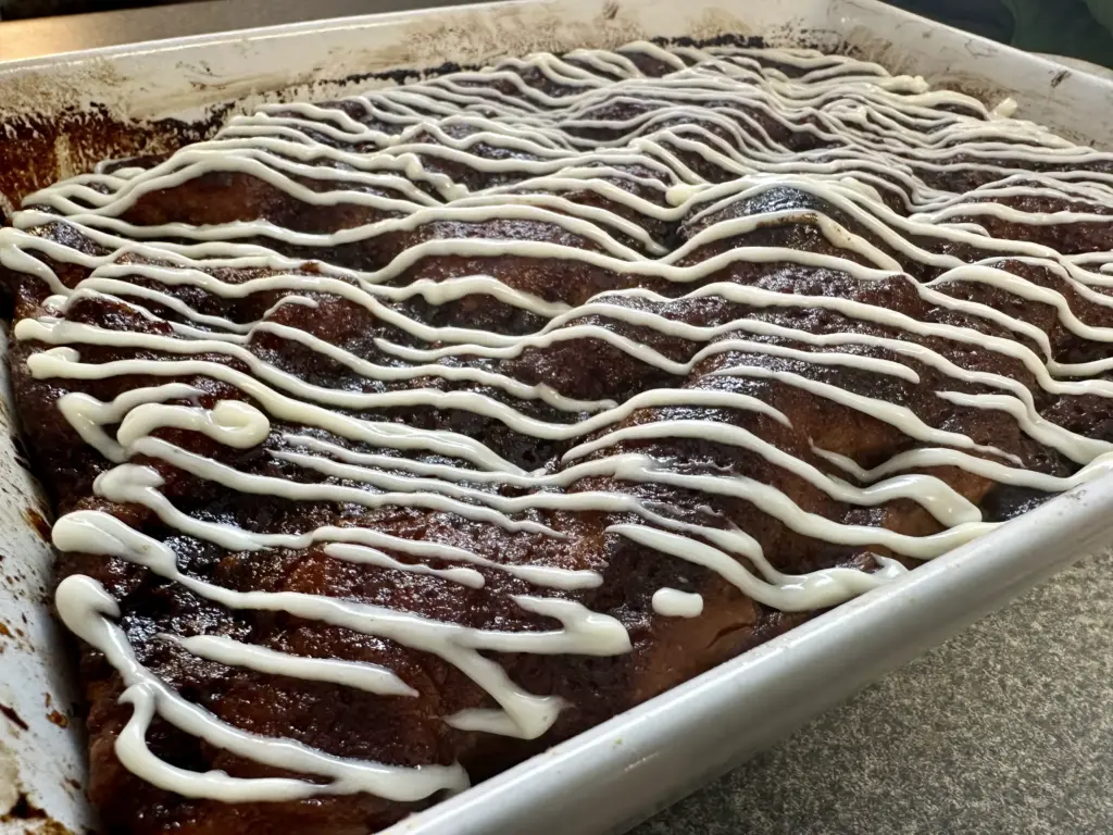 Christmas morning breakfast ideas potato flake sourdough cinnamon roll focaccia