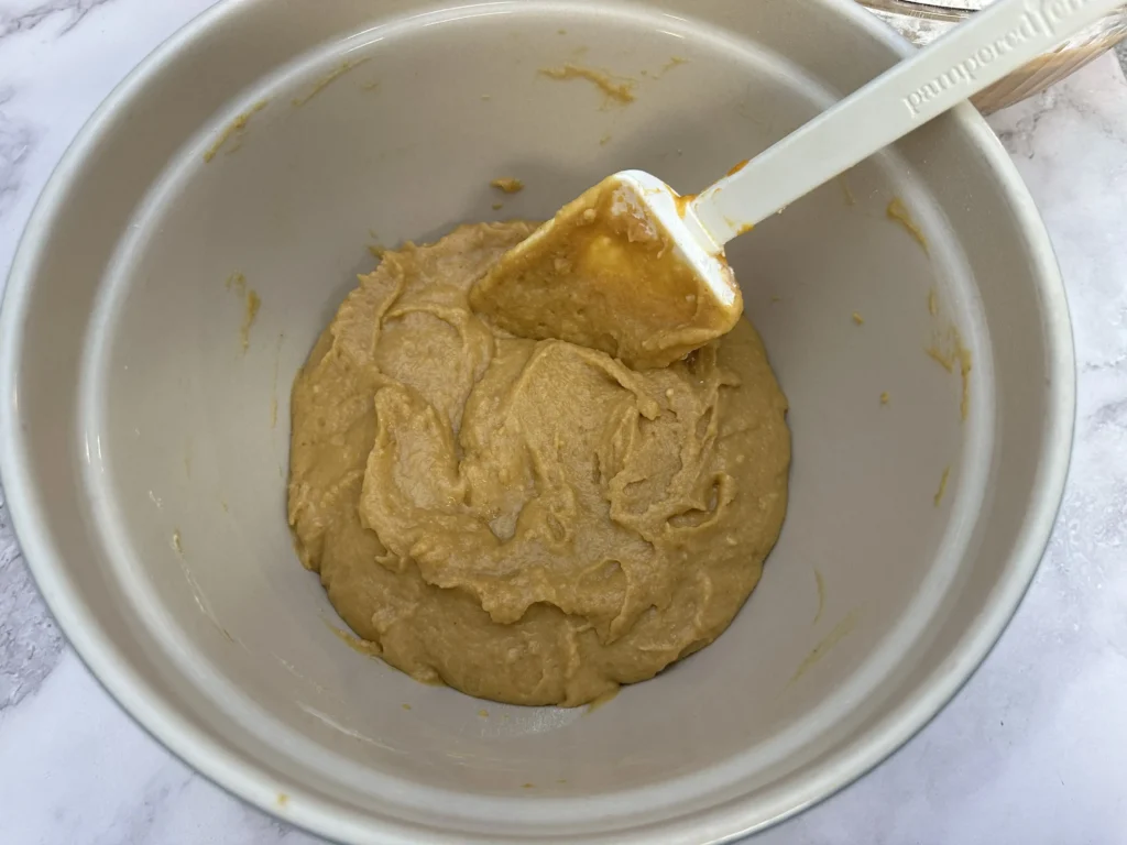 batter with flour