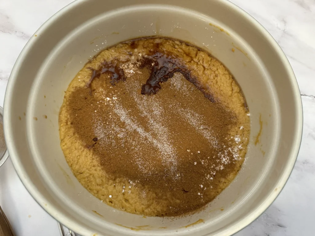 adding final ingredients