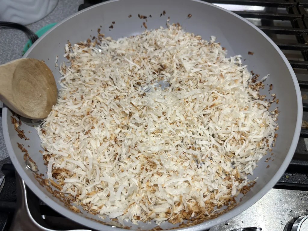 toasted coconut