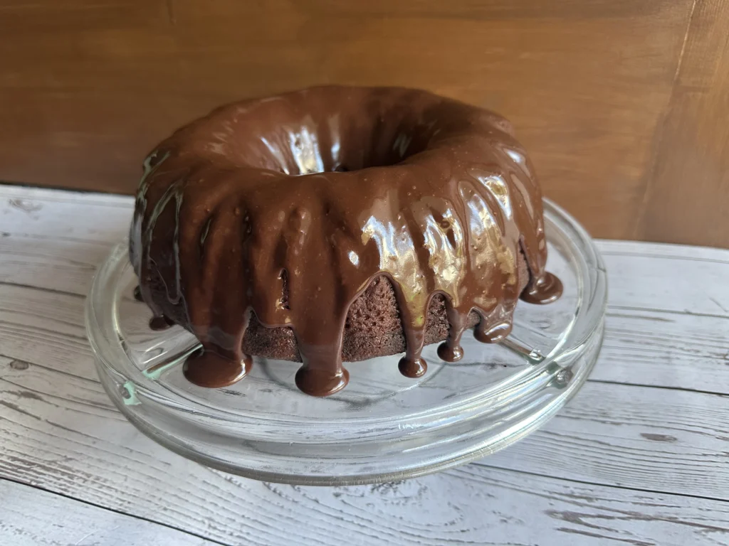 potato flake sourdough chocolate cake