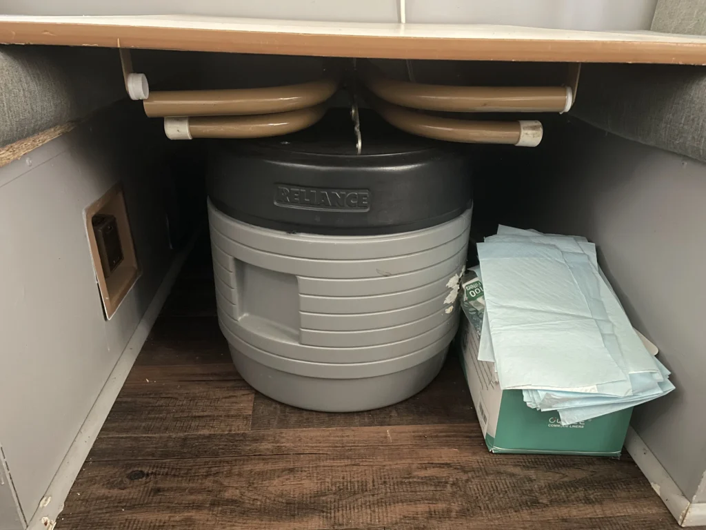camping checklist portable toilet 