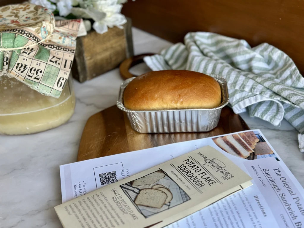 potato flake sourdough class free printables
