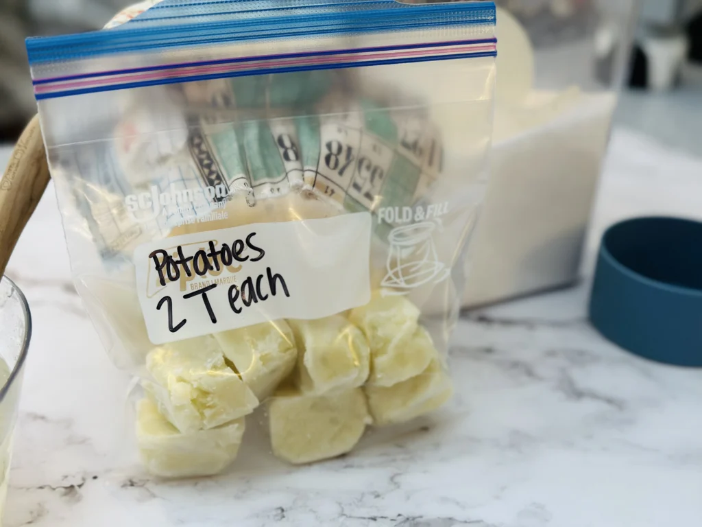 bagged frozen potatoes