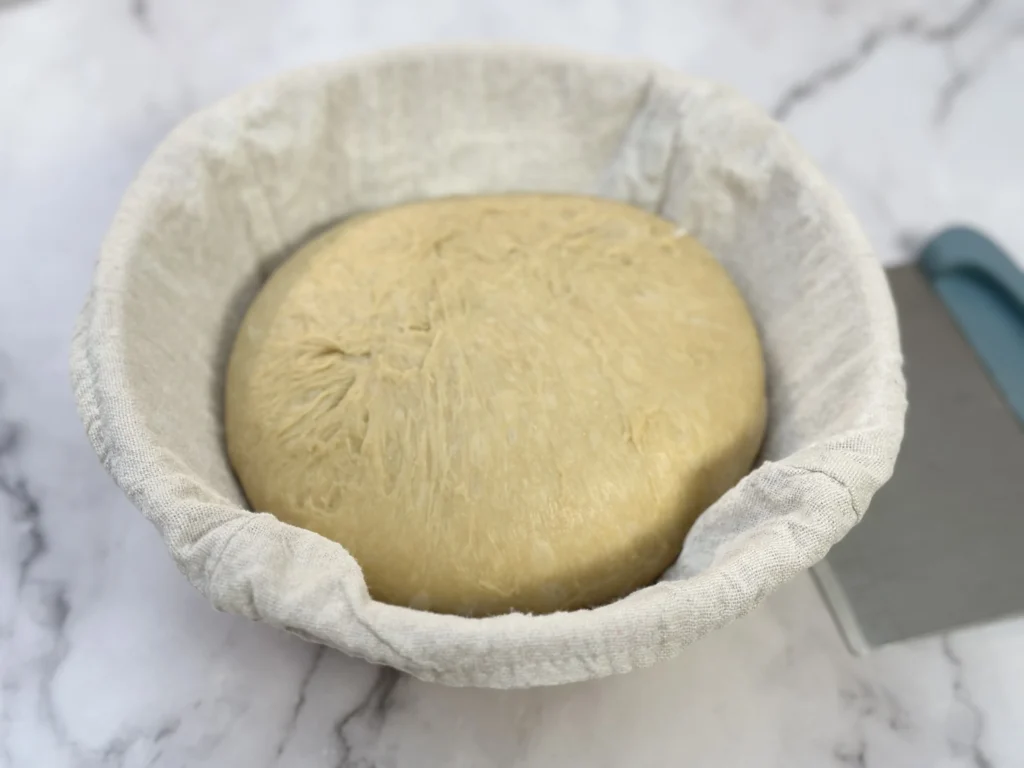 dough in basket