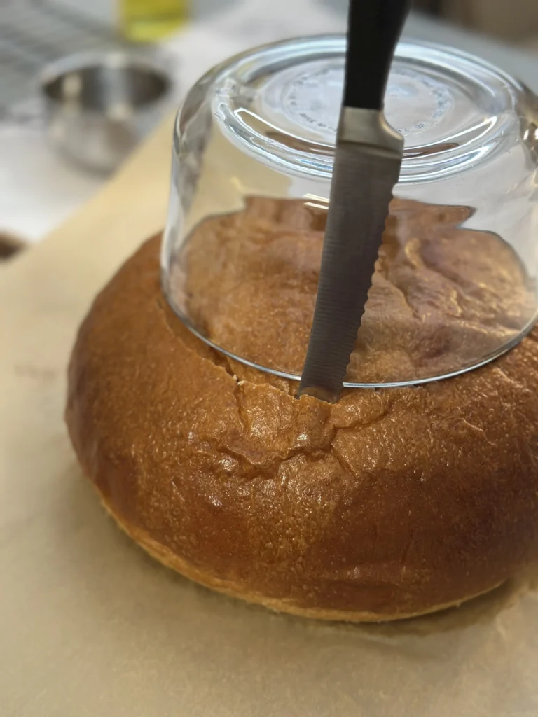 how to cut potato flake sourdough Hawaiian bread