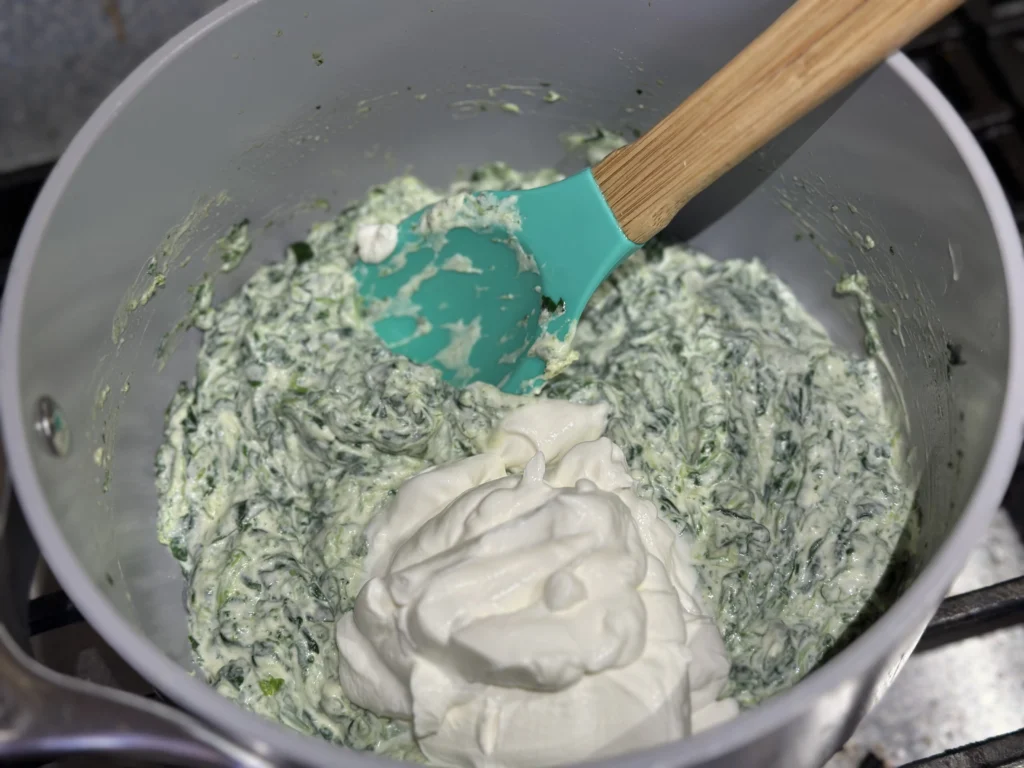 adding sourcream