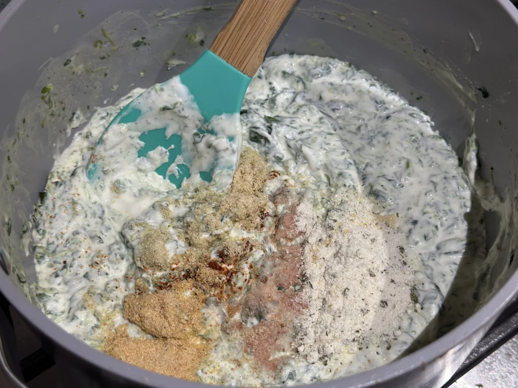 adding spices