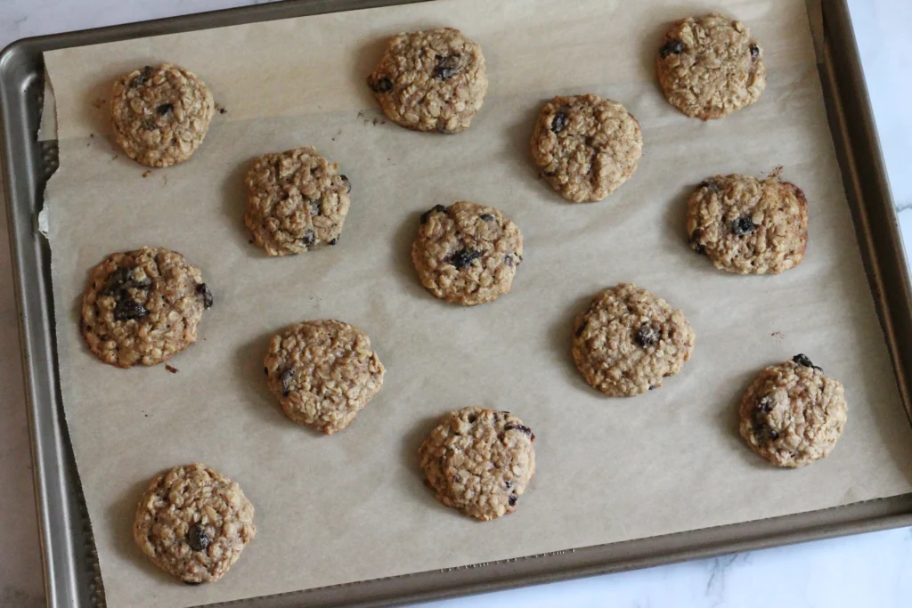 baked potato flake sourdough oatmeal raisin cookies