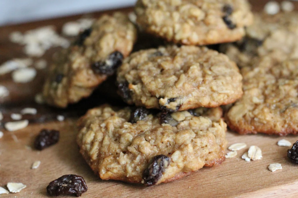 potato flake sourdough oatmeal raisin cookies