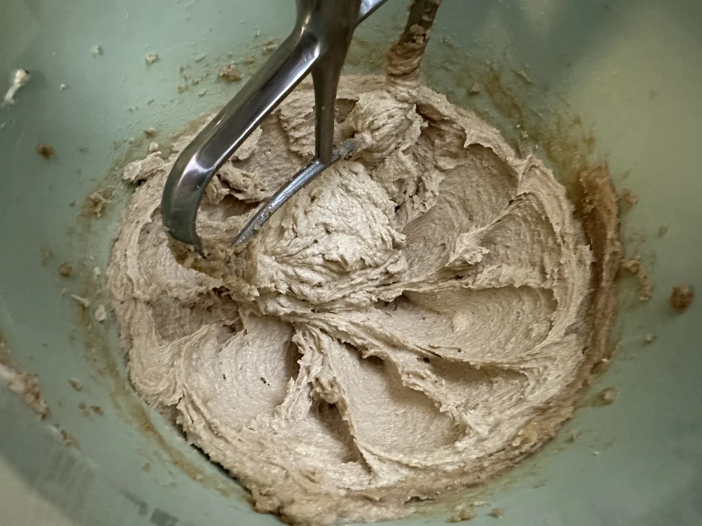 mixing batter