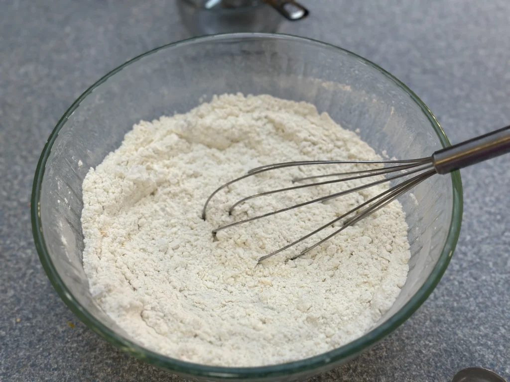 mix dry ingredients