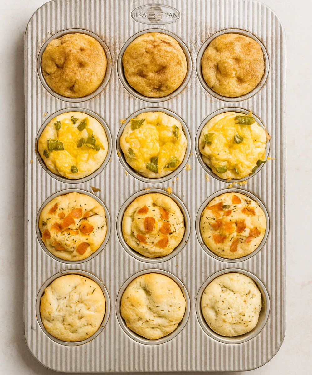 Potato Flake Sourdough Focaccia Bites