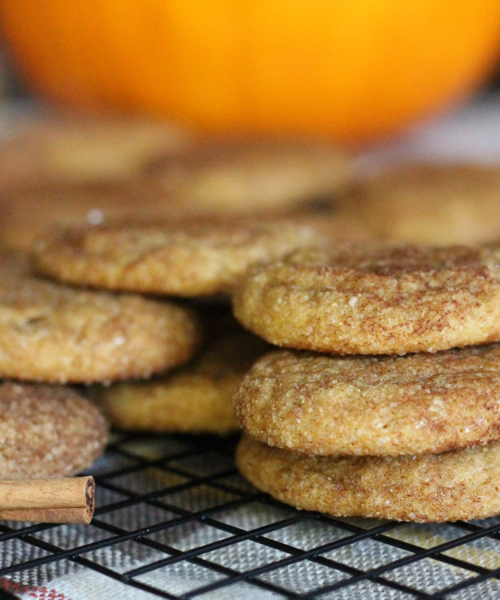 Potato Flake Sourdough Pumpkin Snickerdoodle Cookies